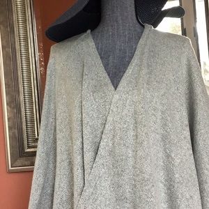 Maternity wrap poncho